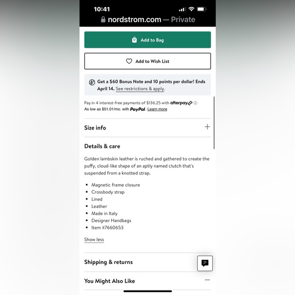 Mansur Graviel - silver handbag - Picture 5 of 5